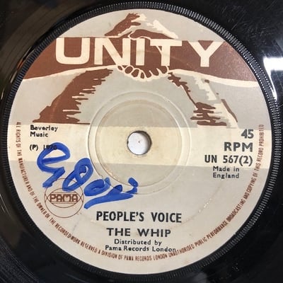 Slim Smith, Dave Barker, The Whip - Blessed Are The Meek / People's Voice picture 2