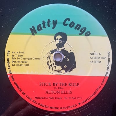 Alton Ellis - Stick By The Rulepicture