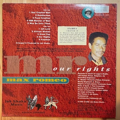 Max Romeo - Our Rights picture 2