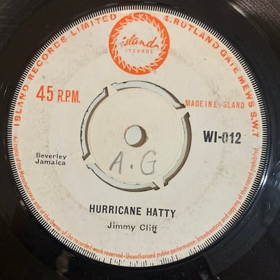 Jimmy Cliff - Dearest Beverly / Hurricane Hatty picture 2