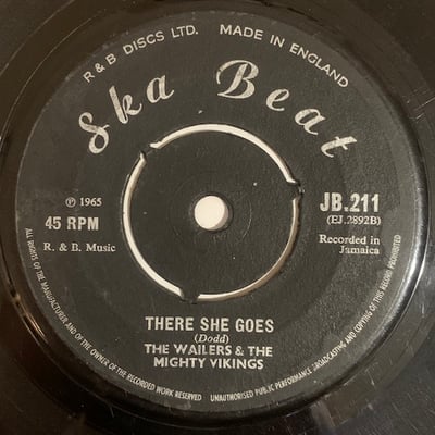 The Wailers - Lonesome Feelings / There She Goes picture 2