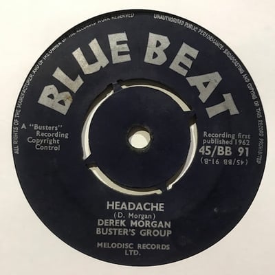 Owen Gray, Derrick Morgan, Buster's Group - Millie Girl / Headache picture 2