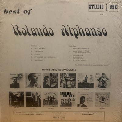Roland Alphonso - The Best Of picture 2
