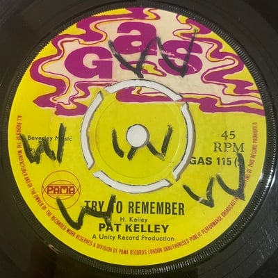 Pat Kelly - How Long Will It Take / Try To Remember picture 2