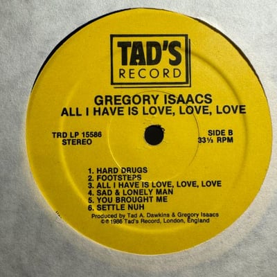Gregory Isaacs - All I Have Is Love, Love, Love picture 2