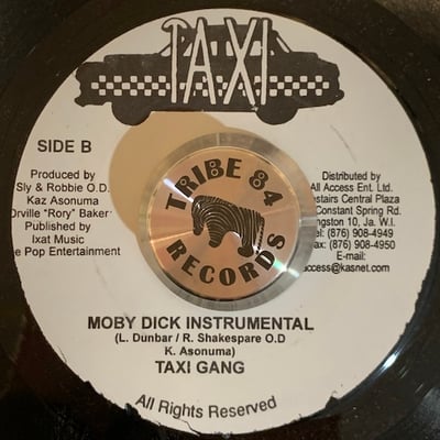 Sly & Robbie, Bounty Killer, The Taxi Gang - Black People / Moby Dick Instrumental picture 2