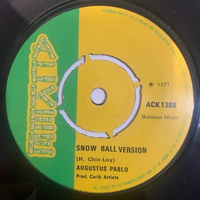 Augustus Pablo - Snow Ball And Pudding picture 2