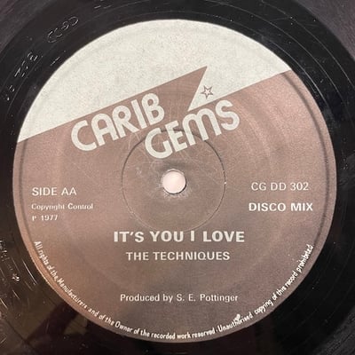 The Techniques, Ranking Trevor, The Techniques - Love Is Not A Gamble / It's You I Love picture 3
