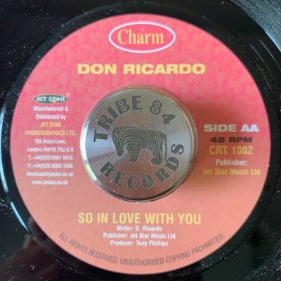Don Ricardo - Only Your Love / So In Love With You picture 2