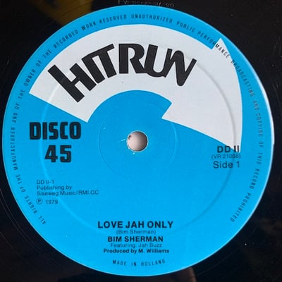 Bim Sherman, Jah Buzz, The Cry Tuff All Stars - Love Jah Only / Dub From The Ghetto picture 3