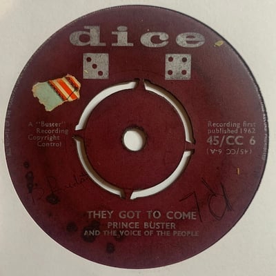 Prince Buster, The Voice Of The People - They Got To Come / These Are The Times picture 2