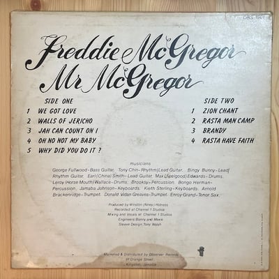 Freddie McGregor - Mr McGregor picture 2