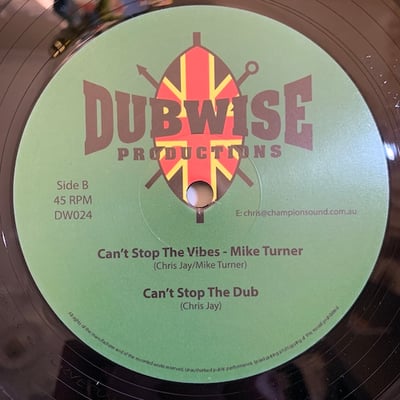 Martin Melody, Mike Turner - We Are Jah People/ Can't Stop The Vibes picture 2