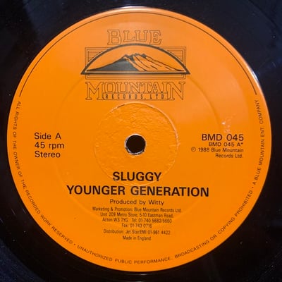Sluggy Ranks - Road Block / Younger Generation picture 2