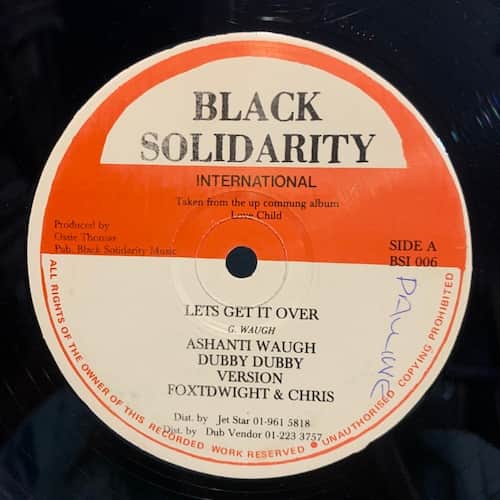 Ashanti Waugh, Foxtdwight & Chris – Lets Get It Over / Boats Train & Planes