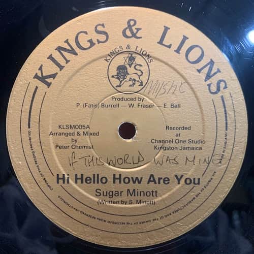 Sugar Minott, Michael Palmer – Hi Hello How Are You / Border Line