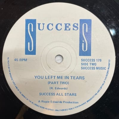 Rupie Edwards - You Left Me In Tears picture 2