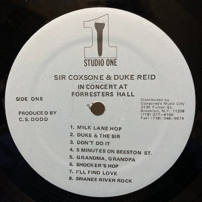 Various - Sir Coxsone & Duke Reid In Concert At Forresters Hall picture 4