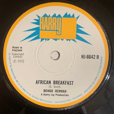 Scotty, Bongo Herman - Shark In Bed/African Breakfast picture 2