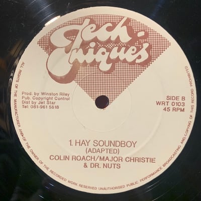 Colin Roach, Major Christie, Doctor Nuts - Hay Soundboy picture 2