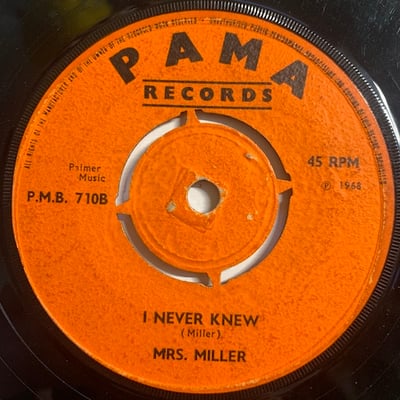 Lloyd Tyrell, Mrs. Miller - Bang Bang Lulu / I Never Knew picture 2