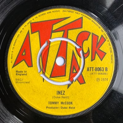 Ken Parker, Tommy McCook - Kiss An Angel In The Morning / Inez picture 2