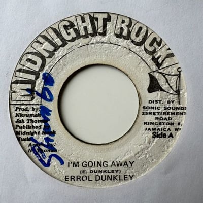 Errol Dunkley - I'm Going Away / Going Away Dubpicture