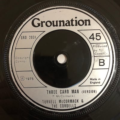 Turnell McCormack, The Cordells - Three Card Man picture 2