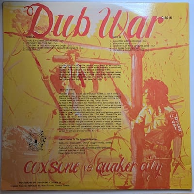 Scientist - Dub War (Coxsone Vs Quaker City) picture 2