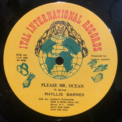 Carlton Jackson, Phyllis Barnes - Disarmament / Please Mr. Ocean picture 2