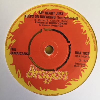 The Jamaicans - My Heart Just Keeps On Breaking picture 2