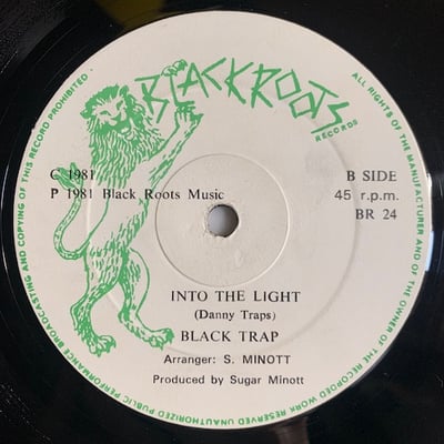 Junior Roots, Black Trap - Natty Dread Time / Into The Light picture 2