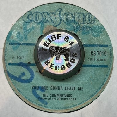 Jackie Mittoo, The Soul Vendors, The Summertairs - Ram Jam / You Are Gonna Leave Me picture 2