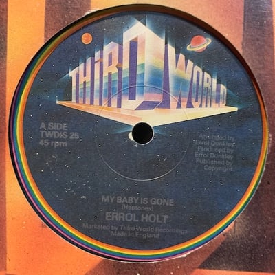 Errol "Flabba" Holt - My Baby Is Gone / Pure Sorrows picture 2
