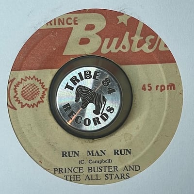 Prince Buster's All Stars - Never, Never / Run Man Run picture 2
