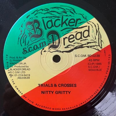 Josey Wales, Nitty Gritty - Undercover Lover / Trials & Crosses picture 2