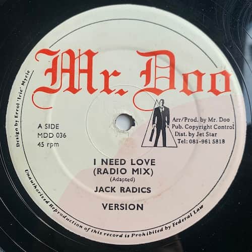 Jack Radics – I Need Love
