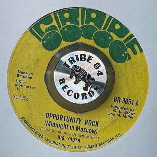 Big Youth – Opportunity Rock (Midnight In Moscow) / Double Attack  (Midnight In Moscow)