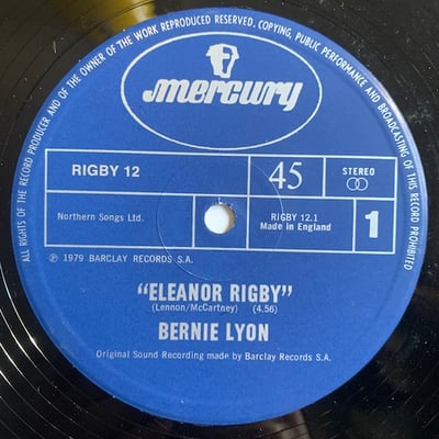 Bernie Lyon - Eleanor Rigbypicture