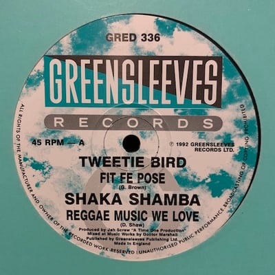Tweetie Bird, Shaka Shamba - Fit Fe Pose / Reggae Music We Love picture 3