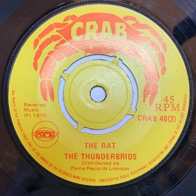 Derrick Morgan, The Thunderbirds - Oh Babe / The Rat picture 3