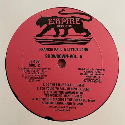 Frankie Paul, Little John - Show-Down Vol. 6 picture 4