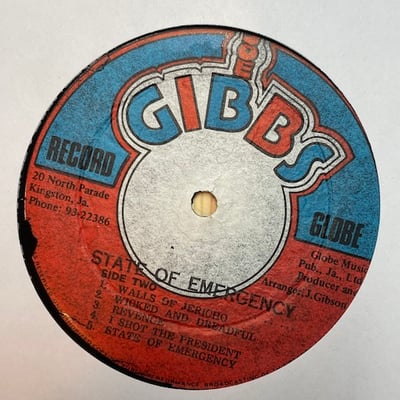 Joe Gibbs & The Professionals - State Of Emergency picture 3