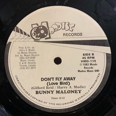 Bunny Maloney, The Rhythm Rulers - Tonight I Celebrate My Love, Set Me Free / Extol Mood picture 2