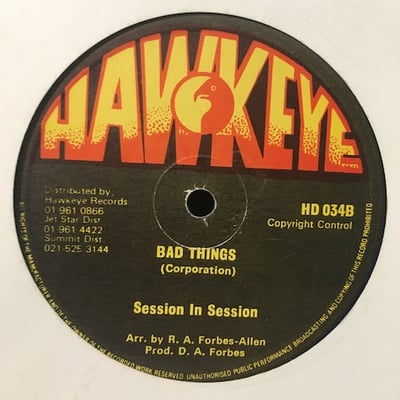 Sugar Minott, Session In Session - Good Thing Going / Bad Things picture 2