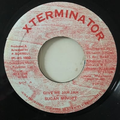 Sugar Minott - Give Me Jah Jah picture 2