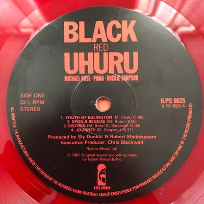 Black Uhuru - Red picture 4