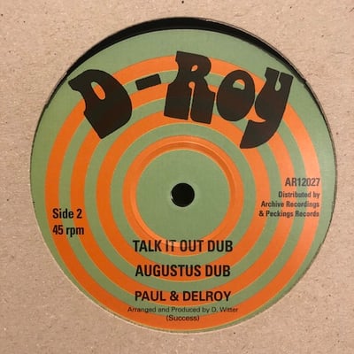 Delroy Witter - Rolling Dub/ Talk It Out Dub picture 2
