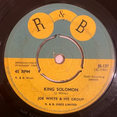 Joe White, His Group - Sinners / King Solomon picture 2