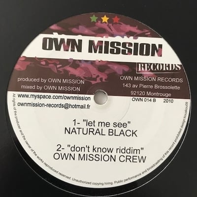 Ras Zacharri, Elijah Prophet, Natural Black, Own Mission - I Don't Know / Can't Trust Them / Let Me See / Don't Know Riddim picture 2